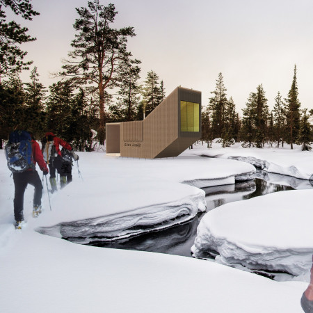 Charred Wooden Shingles and Cross-Laminated Timber Panels Elevate Sustainable Cabins for Outdoor Experiences