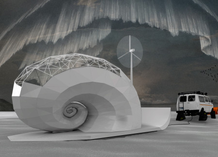 Sustainable Geodesic Retreat with Glass Facade and Reinforced Concrete Foundations