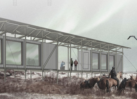 Elevated Cabins with Panoramic Views Crafted from Local Timber and Corrugated Sheeting