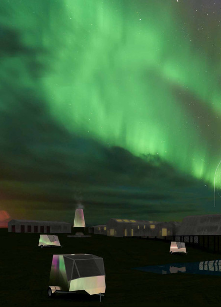 Reflective Glass and Cross-Laminated Timber Create Immersive Ecological Haven