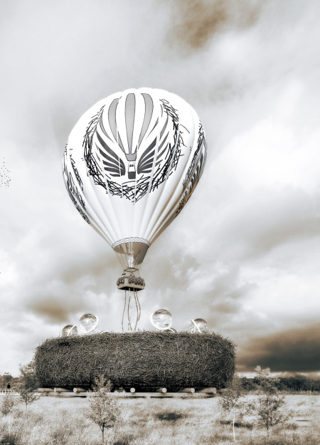 Therapeutic Path, Family Spaces, and Balloon Experiences in a Nature Wellness Center