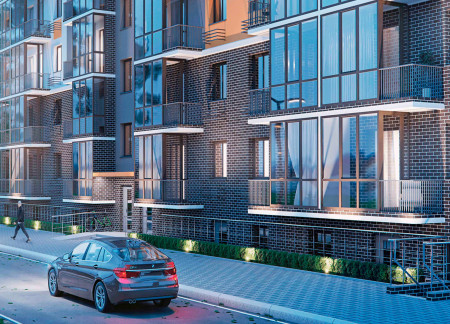 Charred Shingles and Green Roofs Enhance Modular Urban Living Solutions