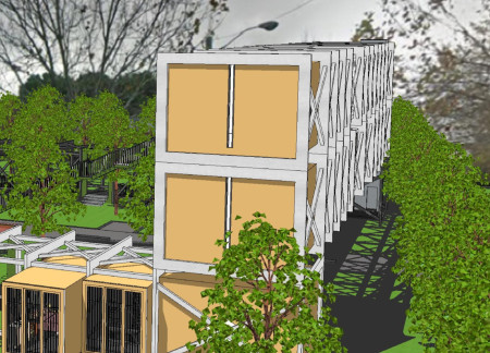 Cross-Laminated Timber Meets Steel Framing in Compact Urban Living Solution