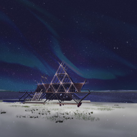 Charred Wooden Shingles and Glass Facades in Modular Lodging Amidst Icelandic Landscapes