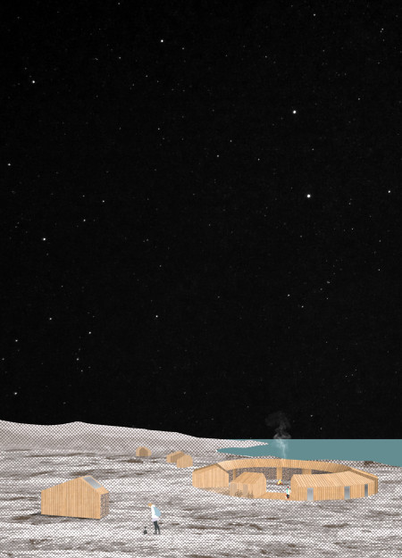 Charred Wooden Shingles and Circular Design in a Communal Retreat