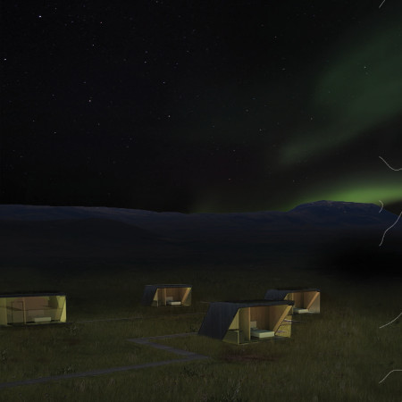 Charred Wooden Cladding and Cross-Laminated Timber Panels Embrace Geothermal Harmony in Icelandic Lodging