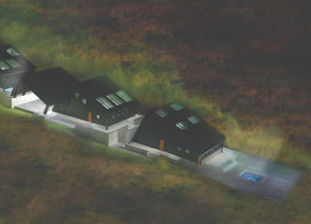 Framing Celestial Displays with Prefabricated Metal Panels and Expansive Glass Facades