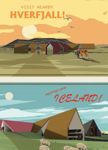 Charred Wooden Shingles and Geothermal Efficiency in Sustainable Lodging Design