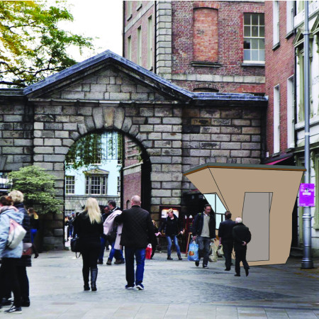 Charred Wooden Shingles and Natural Ventilation in a Compact Coffee Hub