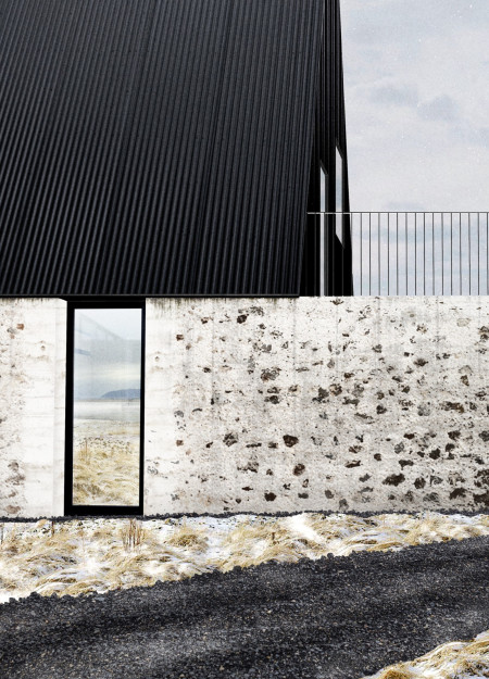 Adaptive Housing and Stone Architecture Define a Visitor Space in Northern Iceland