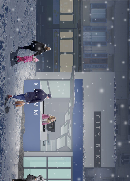 Steel Framework Enhances Public Space for Community Interaction