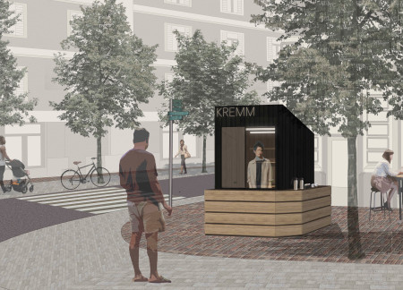 Chestnut Stands and Mocha Accents in a User-Centric Space