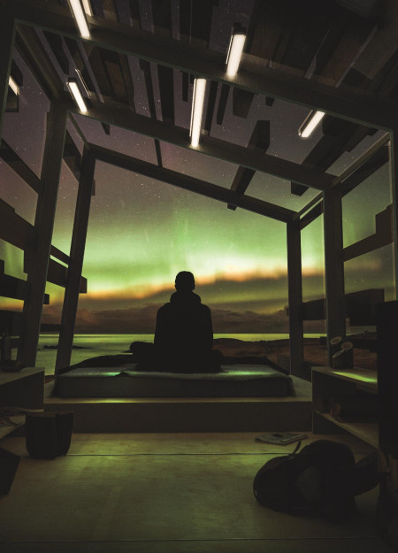 Rotating Structure with Cross-Laminated Timber Panels in a Natural Setting