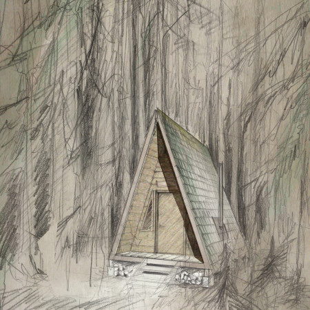 Waney Edge Cladding and Composting Toilets in a Minimalist Forest Retreat