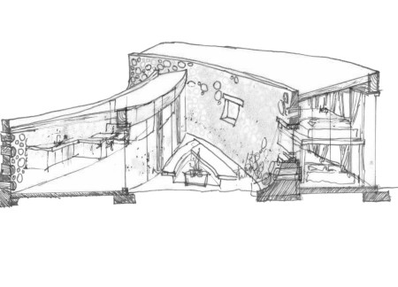 Warmth of Cordwood and Community: a Modular Shelter for Cyclists