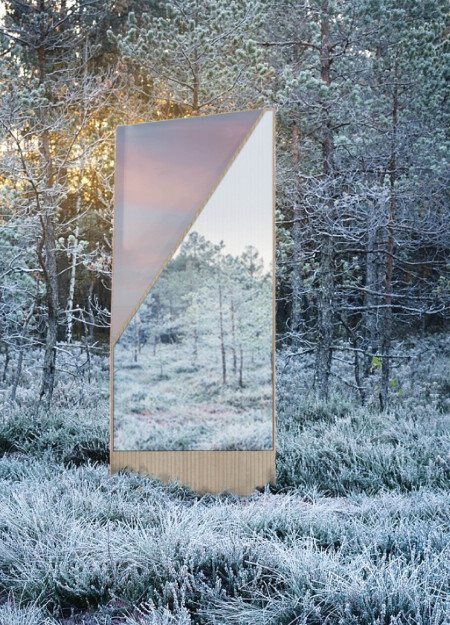 Bearing Ring Retreat with Smart Glass and Reflective Panels