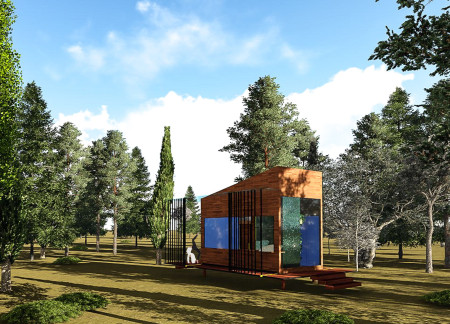 Timber Cabin Integrating Double-Glazing for Year-Round Comfort