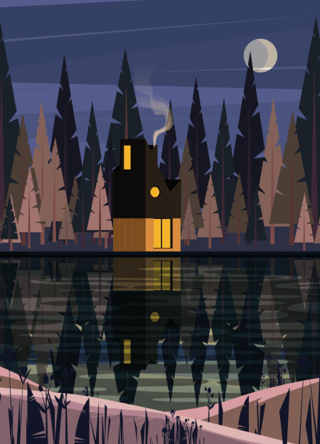 Burnt Wood Retreat Featuring Insulated Timber and Rainwater Harvesting