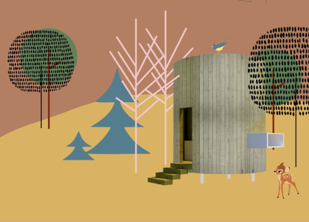 Bark and Sapwood Retreat Design Emphasizing Community Connection