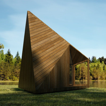 Elevated Retreat with Thermo-Wood and Natural Light