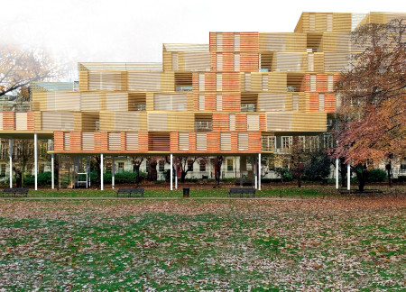 Elevated Earth Housing with Integrated Rainwater Systems