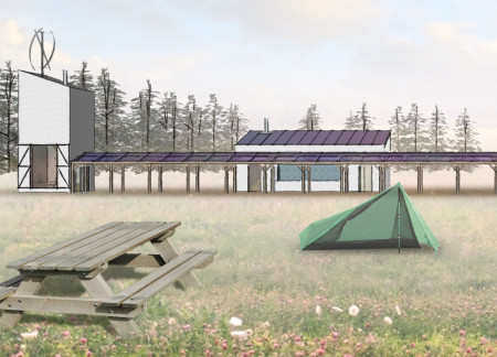 Polycarbonate Domes and Wooden Cabins Connecting Visitors to the Moorland Ecosystem