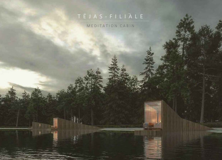 Natural Wood Serenity with Thermal Insulation for Mindful Reflection