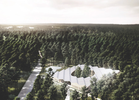 Embedded Nature with Rainwater Management and Wooden Boardwalks Creating an Inviting Visitor Experience