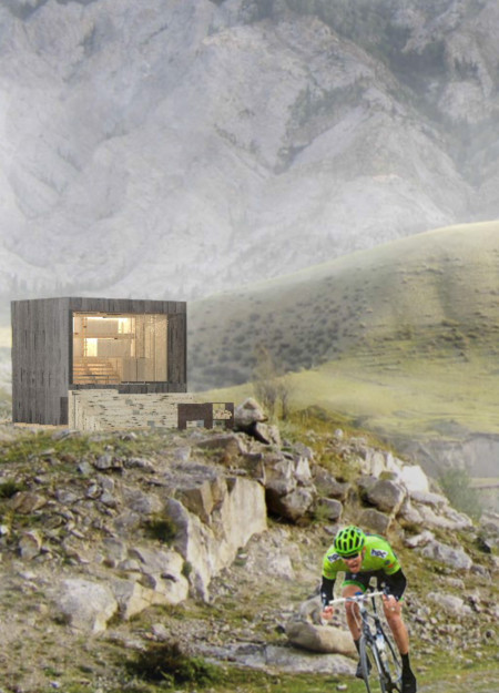 Elevated Timber Retreat Designed for Scenic Observation