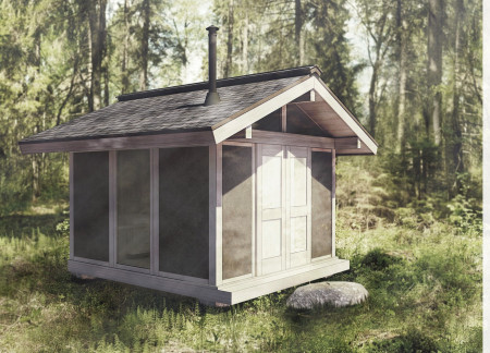 Cork-Insulated Cabins Embracing Natural Light for Mindful Retreats