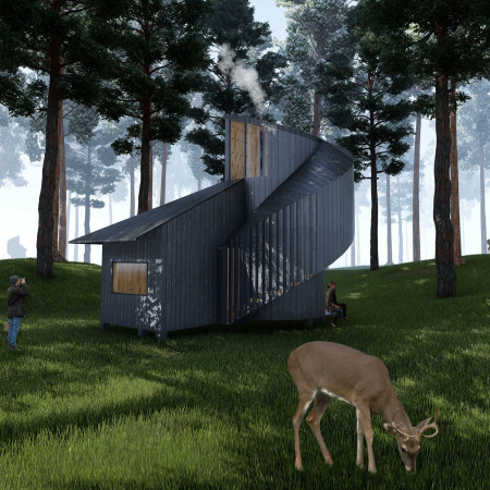 Norway Spruce Retreat Embracing Nature Through Flexible Meditation Spaces