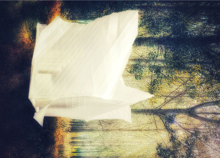 Curved Walls Enhancing Acoustic Serenity Through Flexible Materials