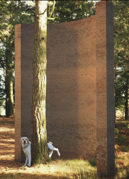 Handmade Walls Shaping Connection to Nature in a Thoughtful Cabin Retreat