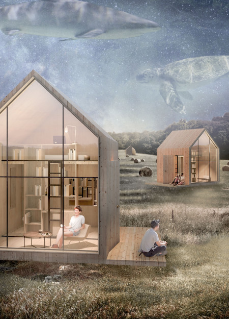 A Creative Housing Prototype with Floating Cabin Concept