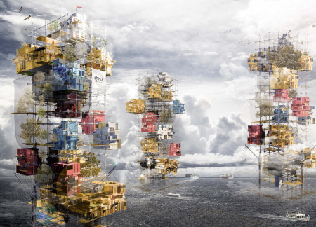 A Vertical Mixed-Use Development Integrating Coastal Ecosystems