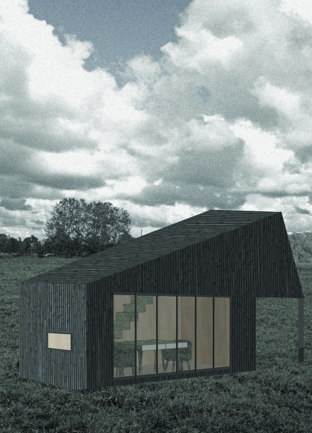 Wooden Retreat Emphasizing Natural Light for Creative Solitude