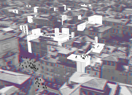 Elevated Green Space Enhancing Urban Connectivity Through Community Playgrounds