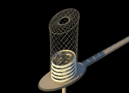 Lattice Framework Complemented by Transparent Glass in a Versatile Community Hub