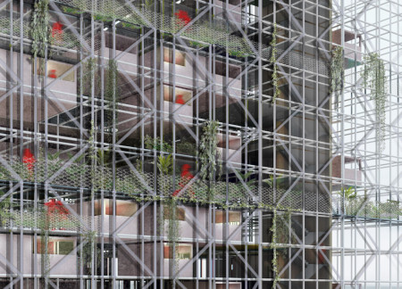 A Modular Housing Concept with Flexible Private Units