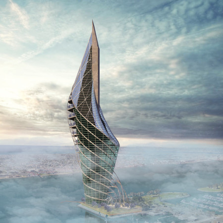 The Twisted Skyscraper Designed for Productivity and Engagement