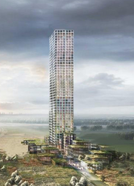 Charred Wooden Facade Enhancing Community Engagement Through Sustainable Design