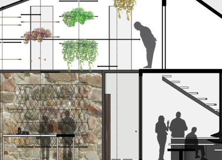 Glass Walls and Green Spaces in a Community Workshop