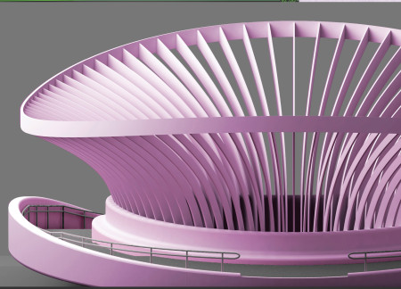 Bionic Form Bridge Constructed with ASA Polymer and Cfrp Tendons