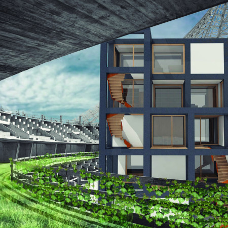 Concrete Foundation with Steel Framework for Cohousing Community