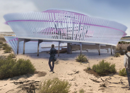 Filtered Light Tower with Cold-Rolled Steel and Wood Integration