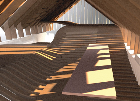 Charred Wood Structure Embracing Natural Light for Eco-Friendly Retreat