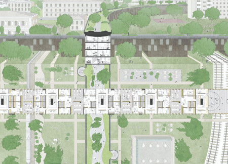 Vertical Gardens and Natural Materials Transforming Abandoned Structures into Sustainable Co-Living Spaces