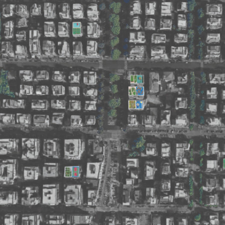 Community Spaces Enhanced by Concrete and Flexible Wood-Framed Structures