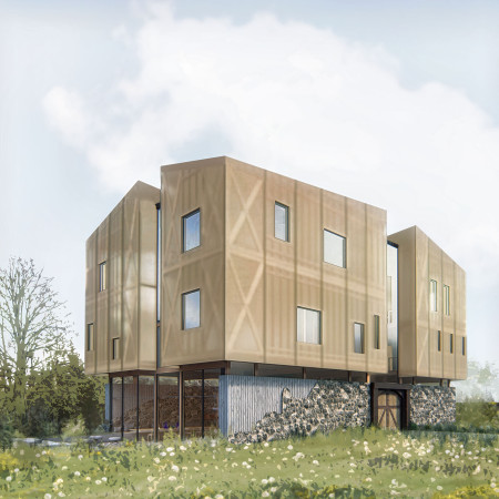 An Intimate Guest House Bridging Barn History and Modern Comforts