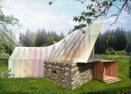 Polycarbonate Panels and Turf Roofs Enhancing Community Interaction in a Latvian Guesthouse